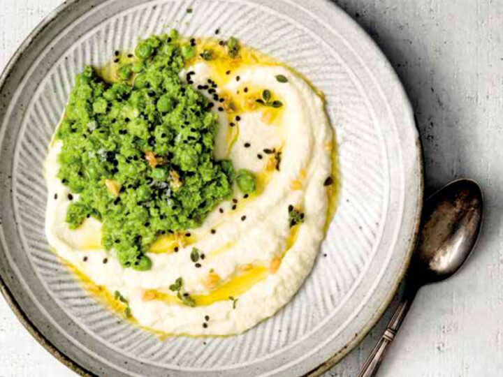 Bryant Terry’s Smashed Peas and Creamy Cauliflower